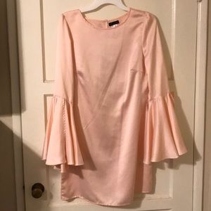 Light pink Bell Sleeve dress